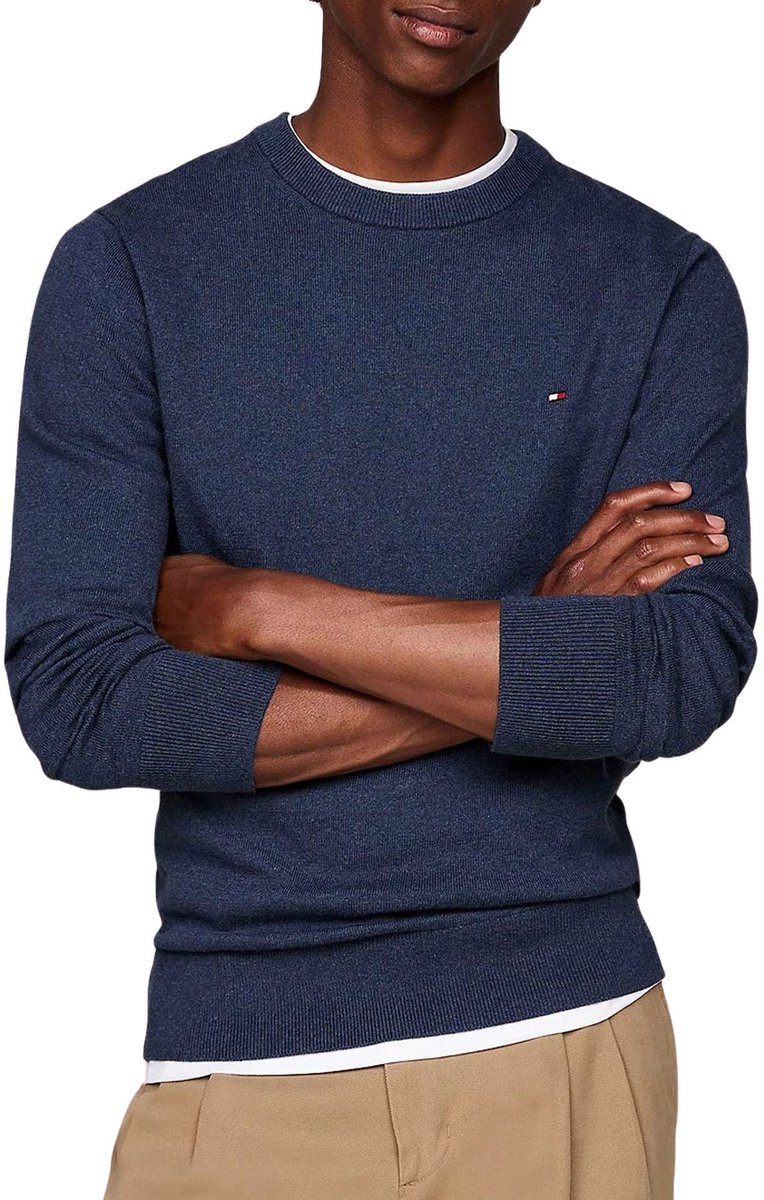 Tommy Hilfiger Pima Cotton Cashmere Sweater Heren - Maat L