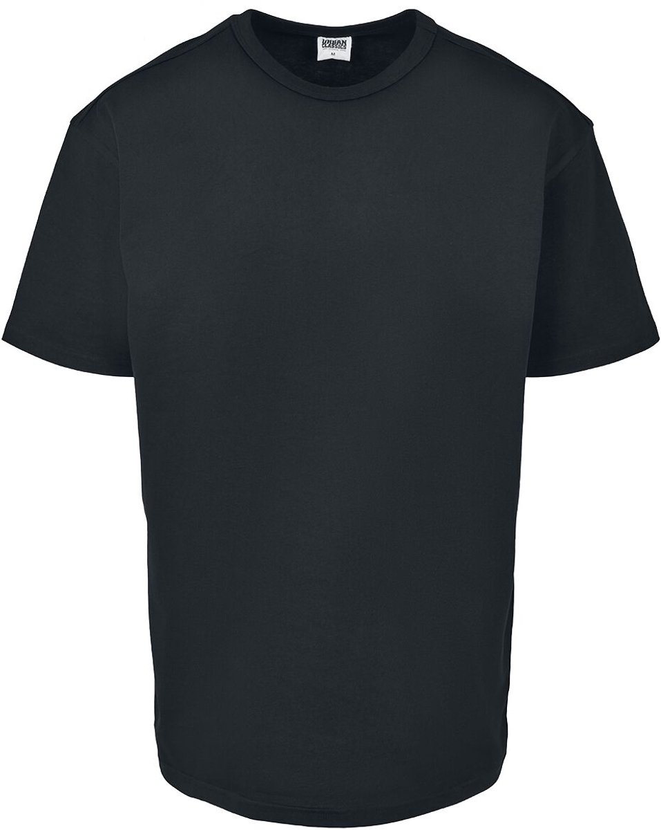 Urban Classics Organic Basic Tee Heren T-shirt – 5XL Zwart