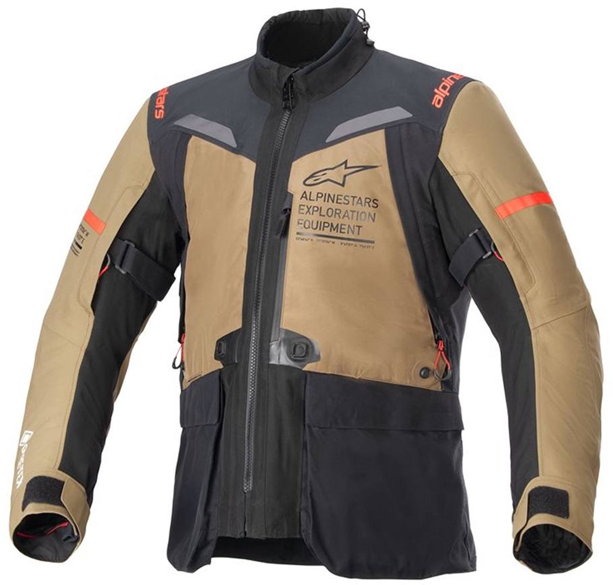 Alpinestars ST-7 2L Gore-Tex Jas Gobi Bruin Zwart - Jas