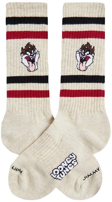 Jimmy Lion unisex sokken athletic taz beige (Looney Tunes) | bol