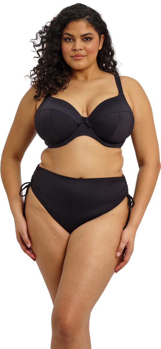 Elomi Plain Sailing Plunge Dames Bikinitopje - Zwart — afbeelding 2