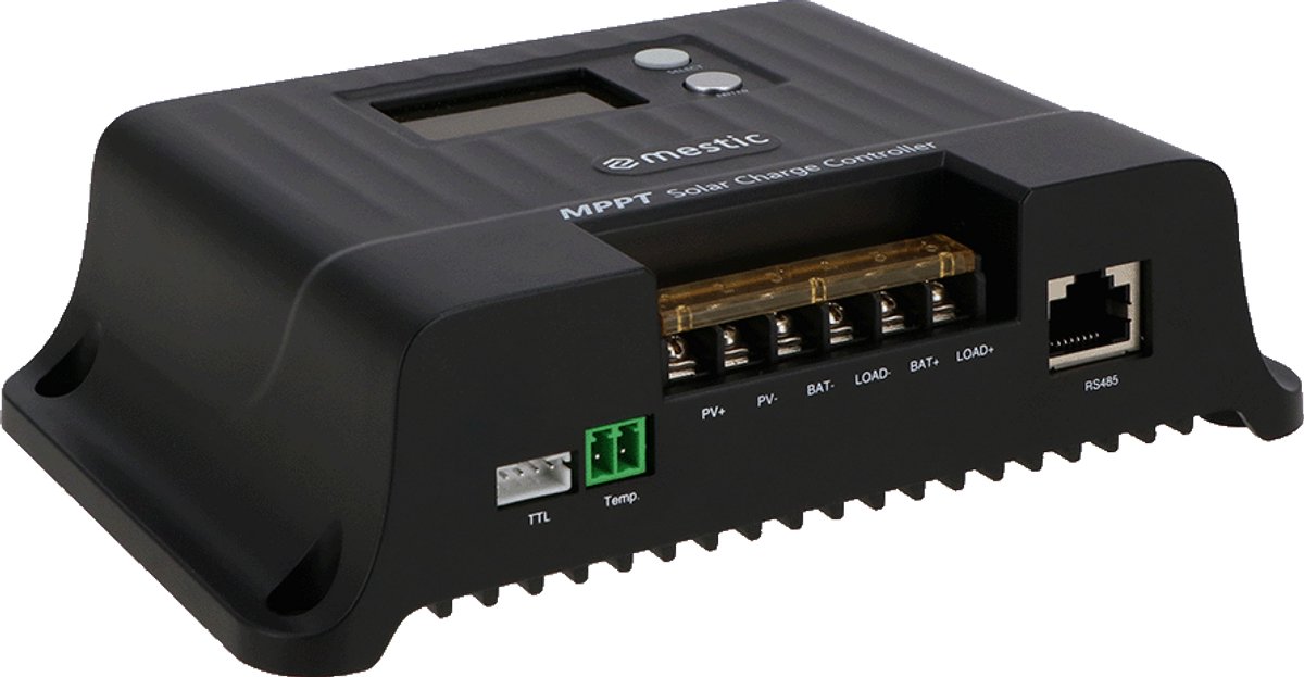 Mestic Solar Laadregelaar MPPT MSC-4010 – 10A - Natte/Gel/Verzegelde en LiFePO4 Accu's - 8-32V Accu's