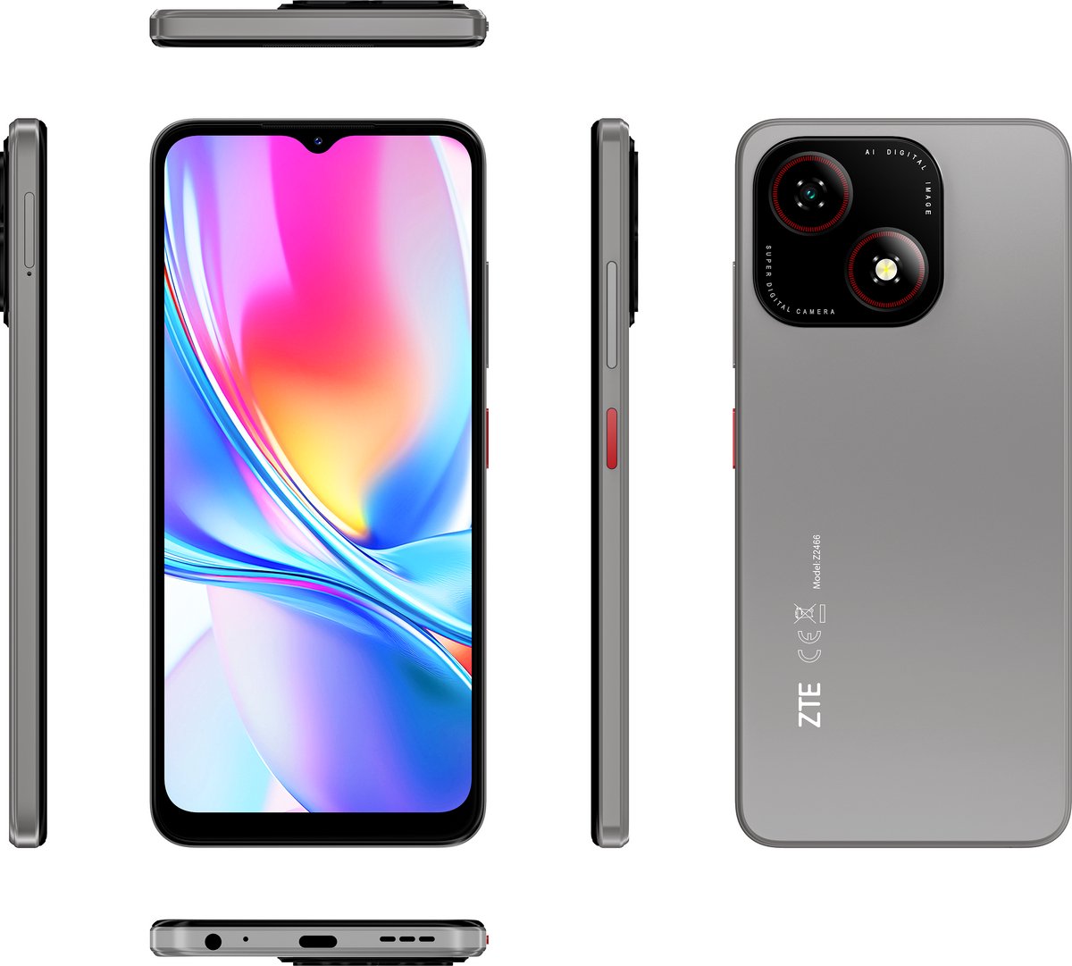 ZTE Blade A35e Grün 2GB 32GB 6.52 HD Android Smartphone