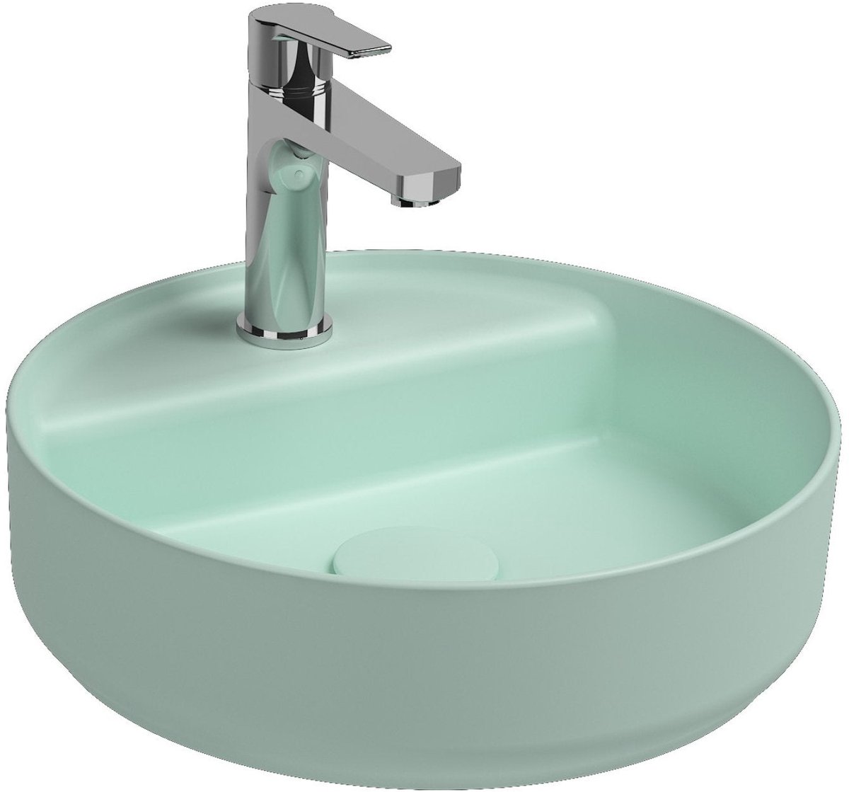 Isvea Infinity Wastafel Rond - Mintgroen
