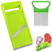 Boraboi ® Veelzijdige Groentesnijder met Roestvrijstalen Messen en Ergonomische Handgreep voor Gemakkelijk Snijden