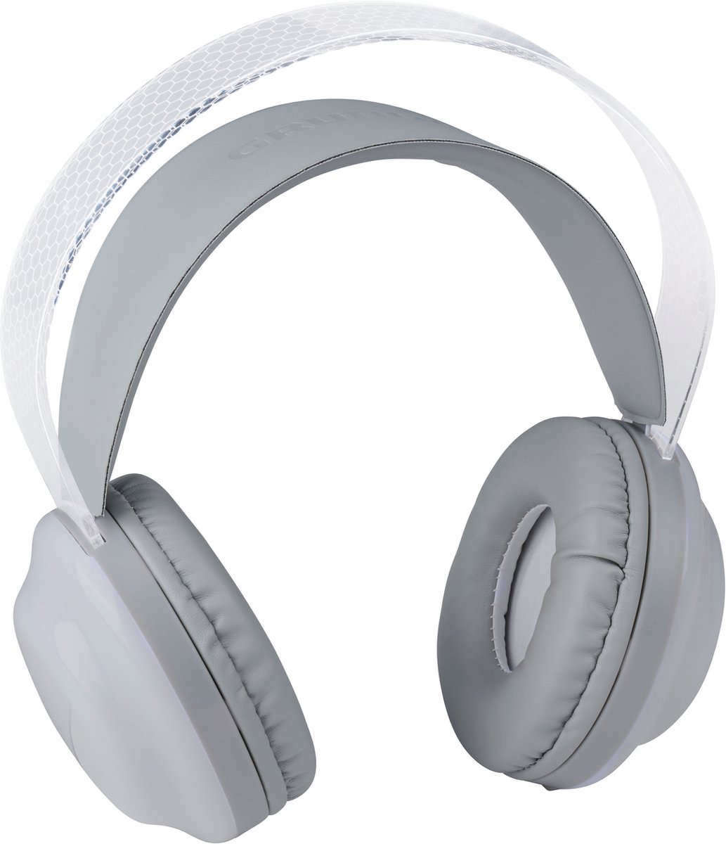 Grundig Draadloze Bluetooth Hoofdtelefoon met LED Licht - Over-Ear met Microfoon - USB-C