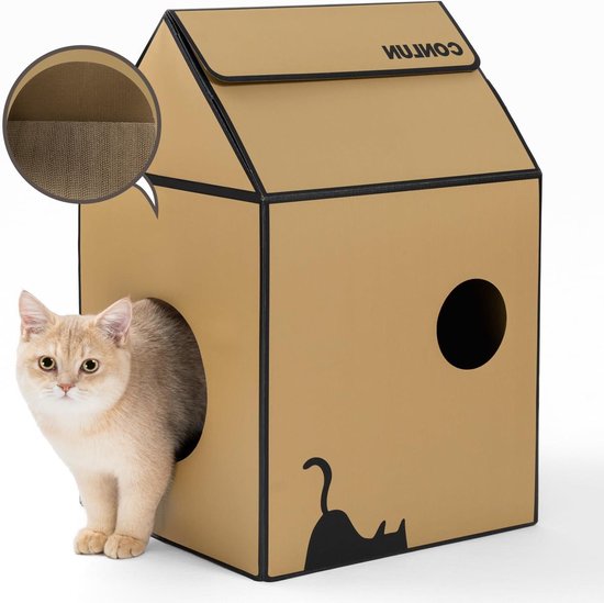 Kartonnen Kattenhuis - Biobased Inkopen