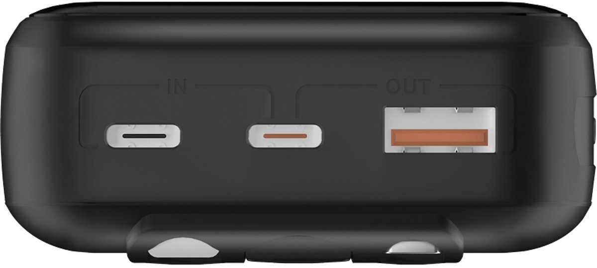 Electrox - Powerbank 20000 mAh - 22.5W Snellaad Functie - USB-A, USB-C & iOS - Universeel voor Smartphones, Tablets & Gadgets - Reis Powerbank - Draagbare Lader - Quick Charge - Zwart — cadeau in Elektronica - foto 5