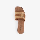 Blue Box dames slippers bruin - Maat 39
