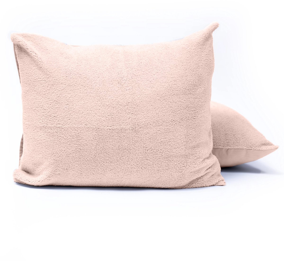 Y-NOT Kussenslopen Set - Teddy Hug Me Powder Pink - 60x70 cm - 2-pack - Zachte Kussenhoezen voor Comfortabele Nachtrust