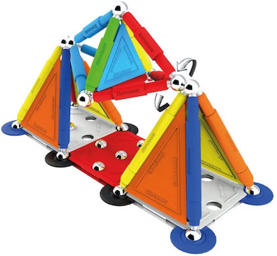Magneet speelgoed Supermag Multicolor 85 SM0658 Multikleur
