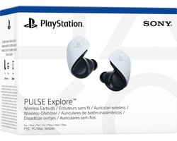 Sony PULSE Explore Headset Draadloos In-ear Gamen Bluetooth Zwart, Wit