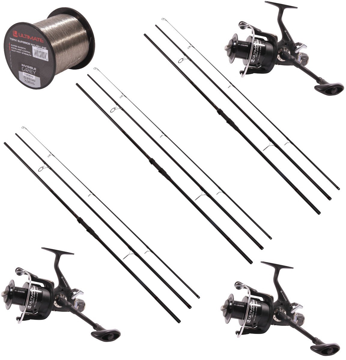 Ultimate Adventure Carp + Free Spirit Set 12ft (3lbs) | Karper set