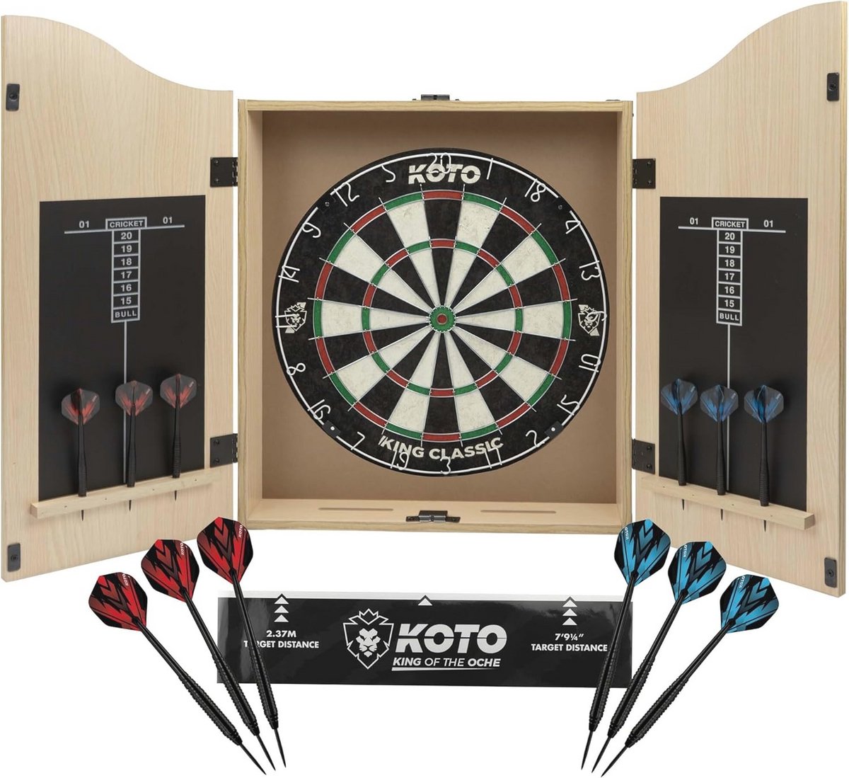 Darts Center - Compleet Dartbord met Accessoires voor Beginners