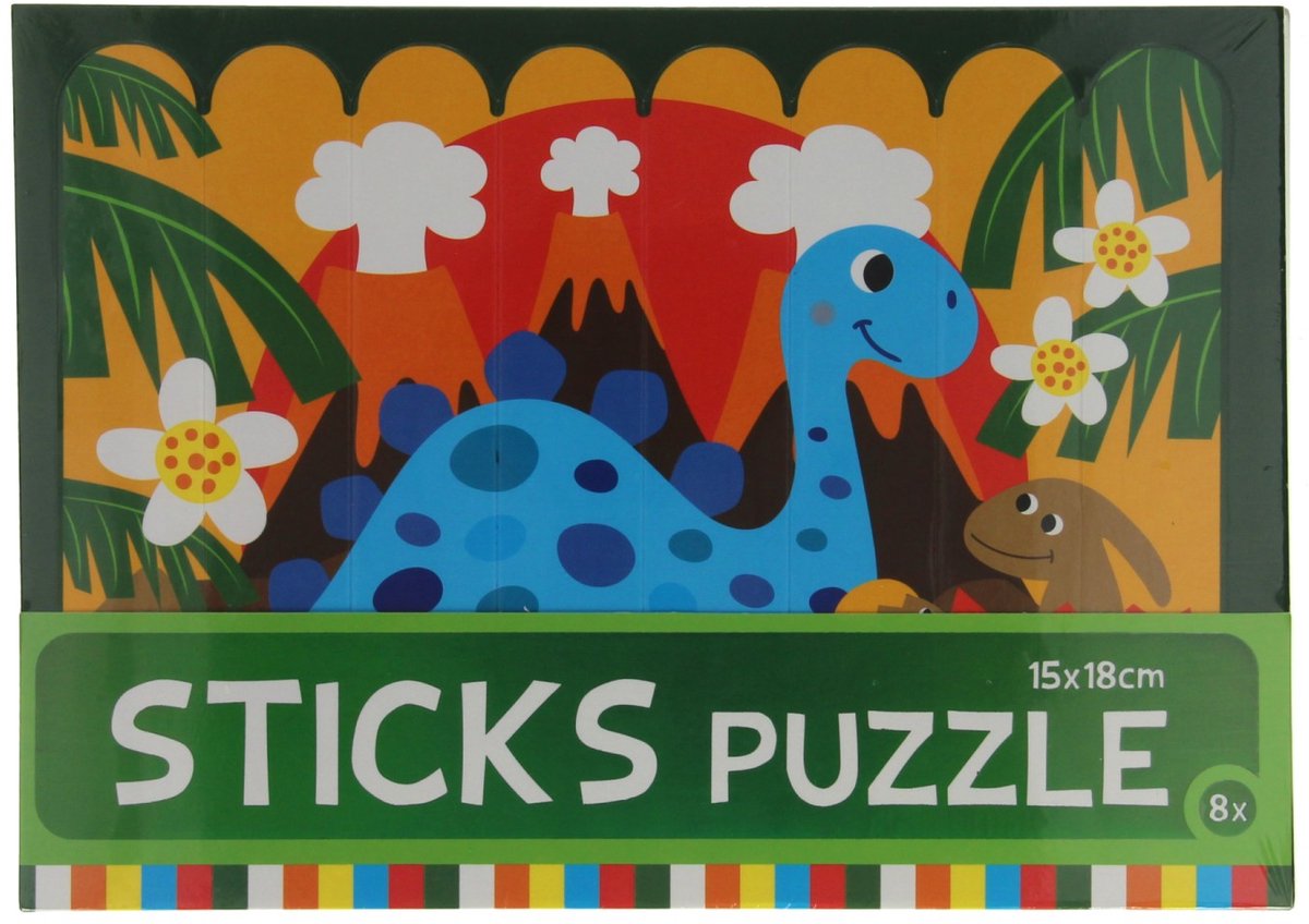 Sticks puzzle stroken puzzel 15x18cm