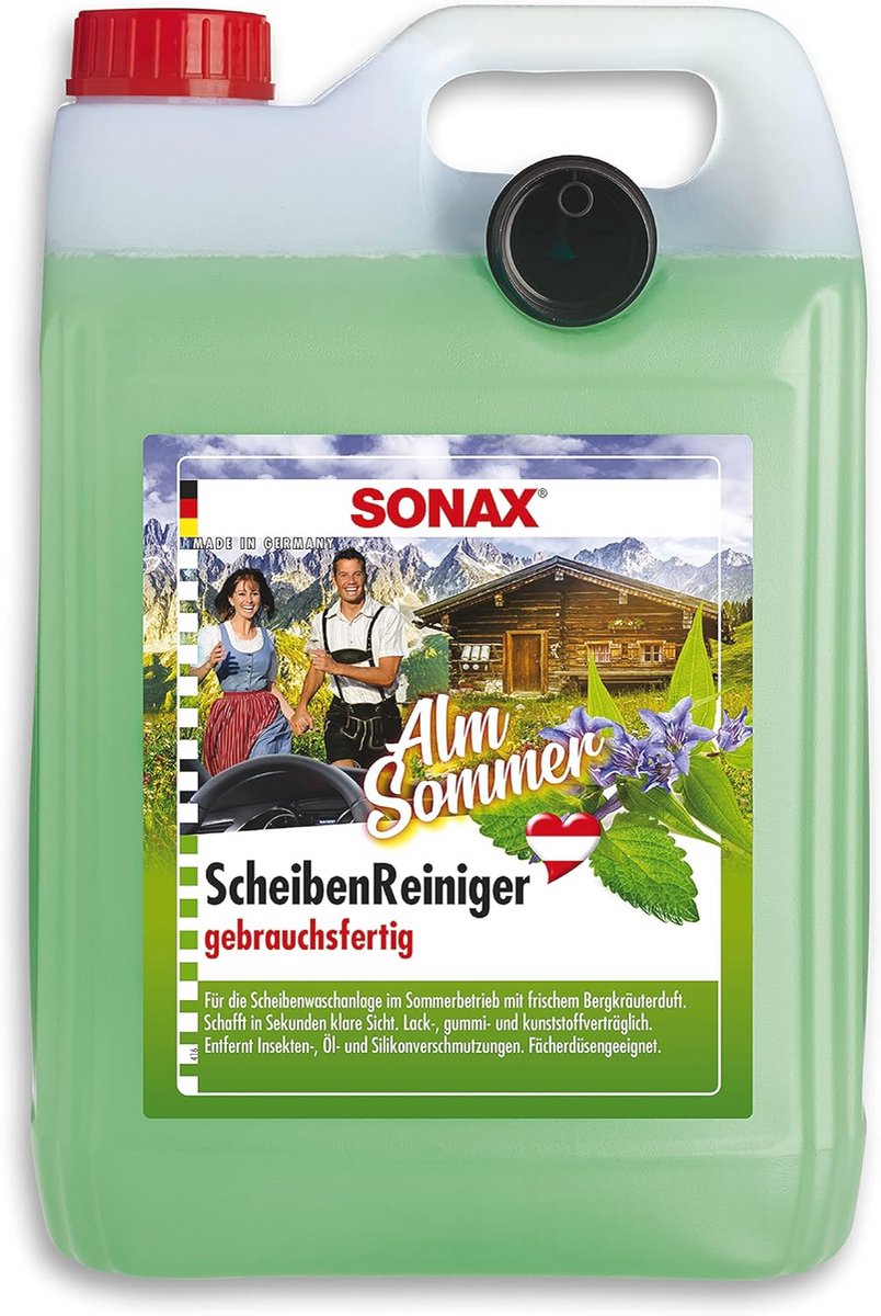 Gebruiksklare Ruitenreiniger met Bergkruidengeur - 5 Liter