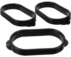 3 stuks - Afvalzakhouder ring - Auto Vuilniszak ring - afvalbakhouder voor in de auto - plastic afvalbakbeugel - uilniszakhouder - afvalbakhouder - Auto Prullenbak - auto-organizerframe - Prullenbakje - Vuilnisbak - ABS - zwart - 17*9.5*2 cm