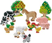 Goki Houten Boerderij Dieren, 14st.