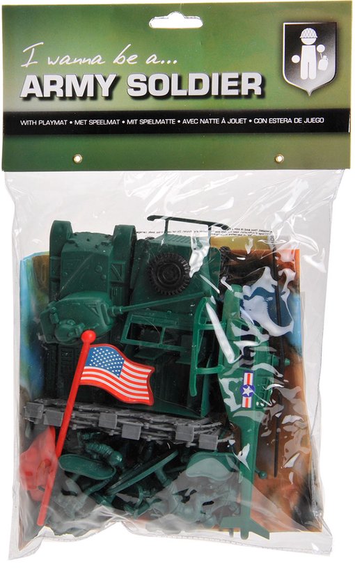 Soldaten speelset JohnToy met speelmat