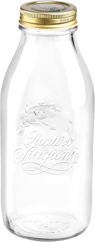 Hermetische weckpot - 1 liter - Ø 101 mm - bewaren en conserveren