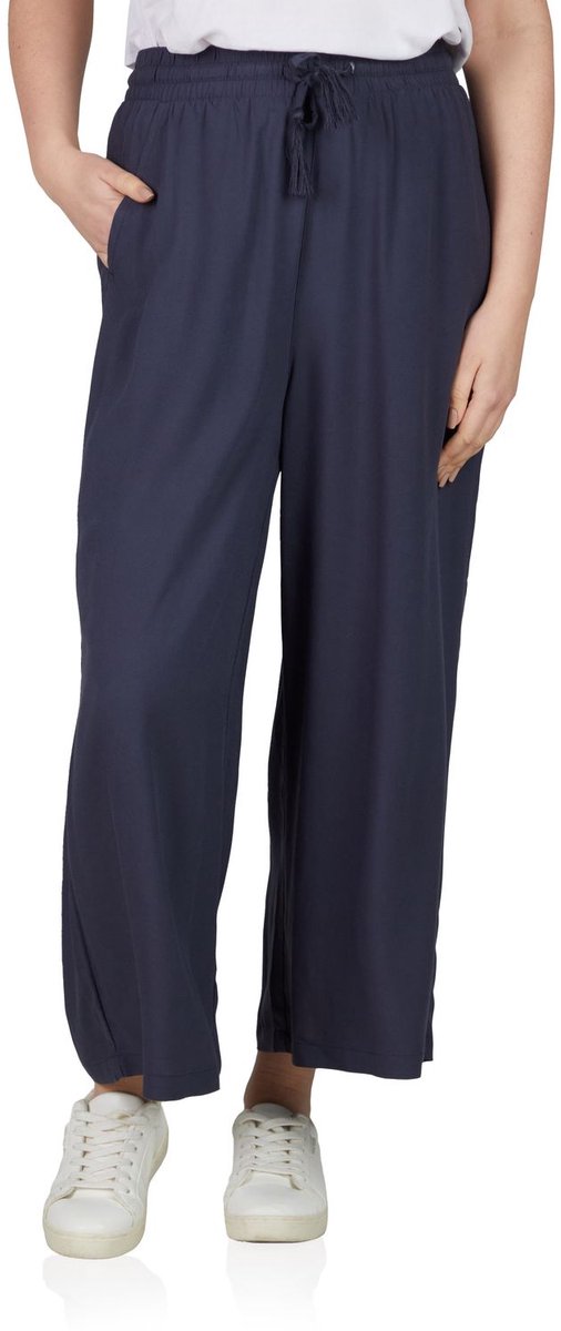 DENIMFY Dames Chino Broek DFKate regular/straight Blauw L Volwassenen