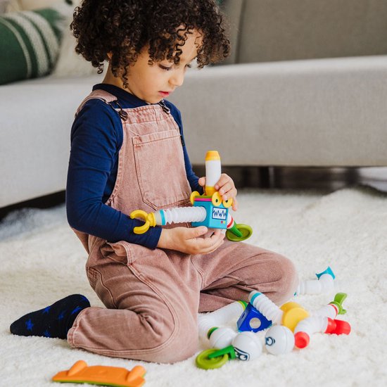 SmartMax Roboflex Plus - Magnetische Robots Bouwen - 20-Delige Bouwset met Flexibele Staven - Educatief Speelgoed voor Kleuters - Vanaf 3 Jaar