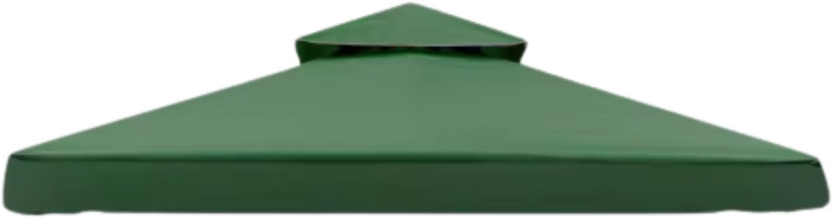 Partytent dak groen - 3x3m doek - Tentdoek - Vervangend dak voor tent - Paviljoen - Waterdicht