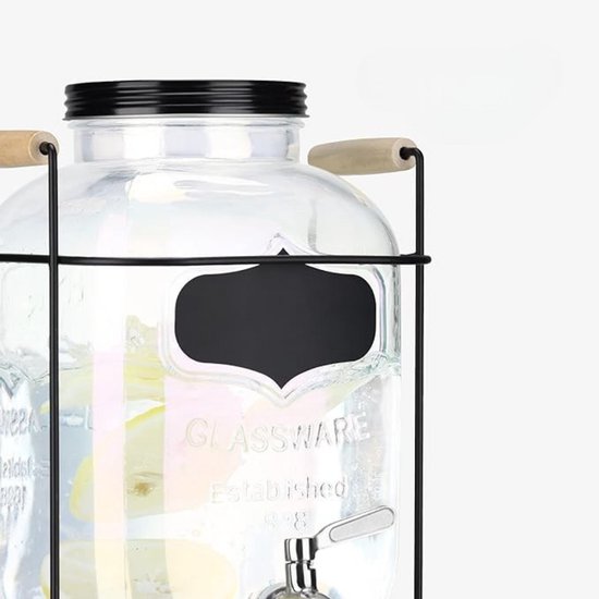 GTB® Limonadetap - Watertap - Limonade Tap - Transparant - 43cm x 27cm x 24cm