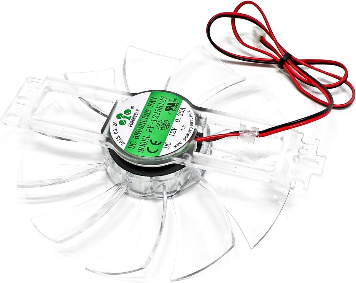 Reserveonderdeel ventilator voor automatische broedmachine