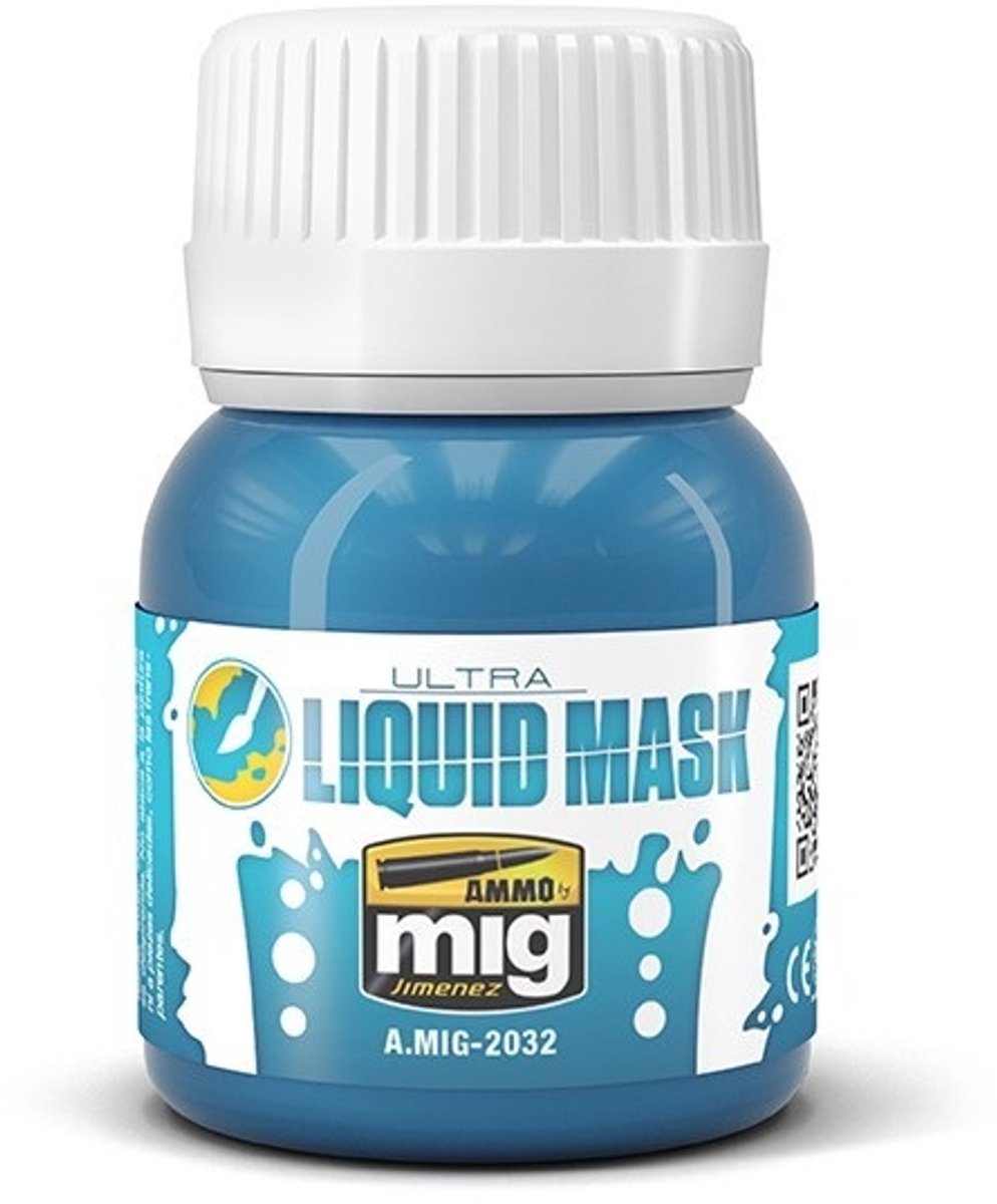 Bol.com AMMO by Mig Jimenez Hobbyverf - MIG 2032 Ultra Liquid Mask (40 ml) Vloeibare maskering - 35 ml aanbieding