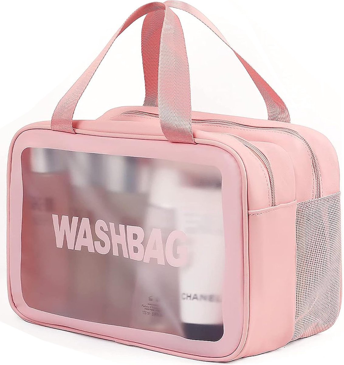 Ibenzoa® Ruime en Functionele Toilettas met Waterdichte Scheiding voor Dames en Heren