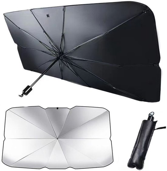 Zonnescherm Auto-Autoglas zonnescherm - UV-bescherming en privacy, opvouwbaar-Geschikt voor SUV's, sedans, en vrachtwagens-140x80CM