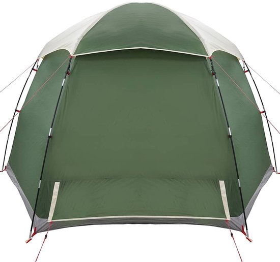 vidaXL - Familietent - iglo - 6-persoons - groen - waterdicht van Vidaxl — afbeelding 4