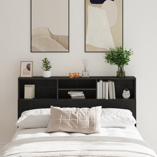 vidaXL - Tête de lit - Meuble - en - Chêne - Chêne - 160 x 19 x 103,5 - cm - Fabriqué - en - Bois - Recyclé