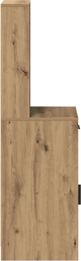 vidaXL - Buffet haut - avec - tiroir - artisanal - chêne - 40 - x - 40,5 - x - 135 - cm