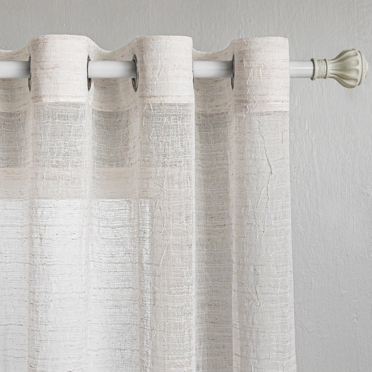 Ibenzoa Lichtfiltrerende Vouwgordijnen Beige, 2 Stuks, 245 x 140 cm – Voor Woonkamer en Slaapkamer