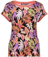 Geisha T-shirt Sarah T Shirt Met Print 52135 60 Pr.01 Coral/purple Dames Maat - XS