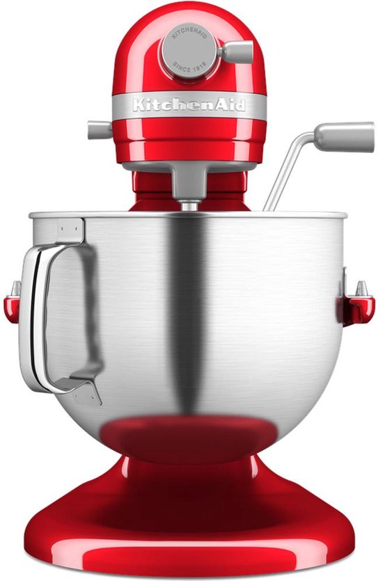 KitchenAid Artisan Standmixer met in Hoogte Verstelbare Kom - Krachtig, stil, 11 snelheden, roestvrijstalen accessoires en capaciteit van 6,6L - Appelrood van KitchenAid — afbeelding 5