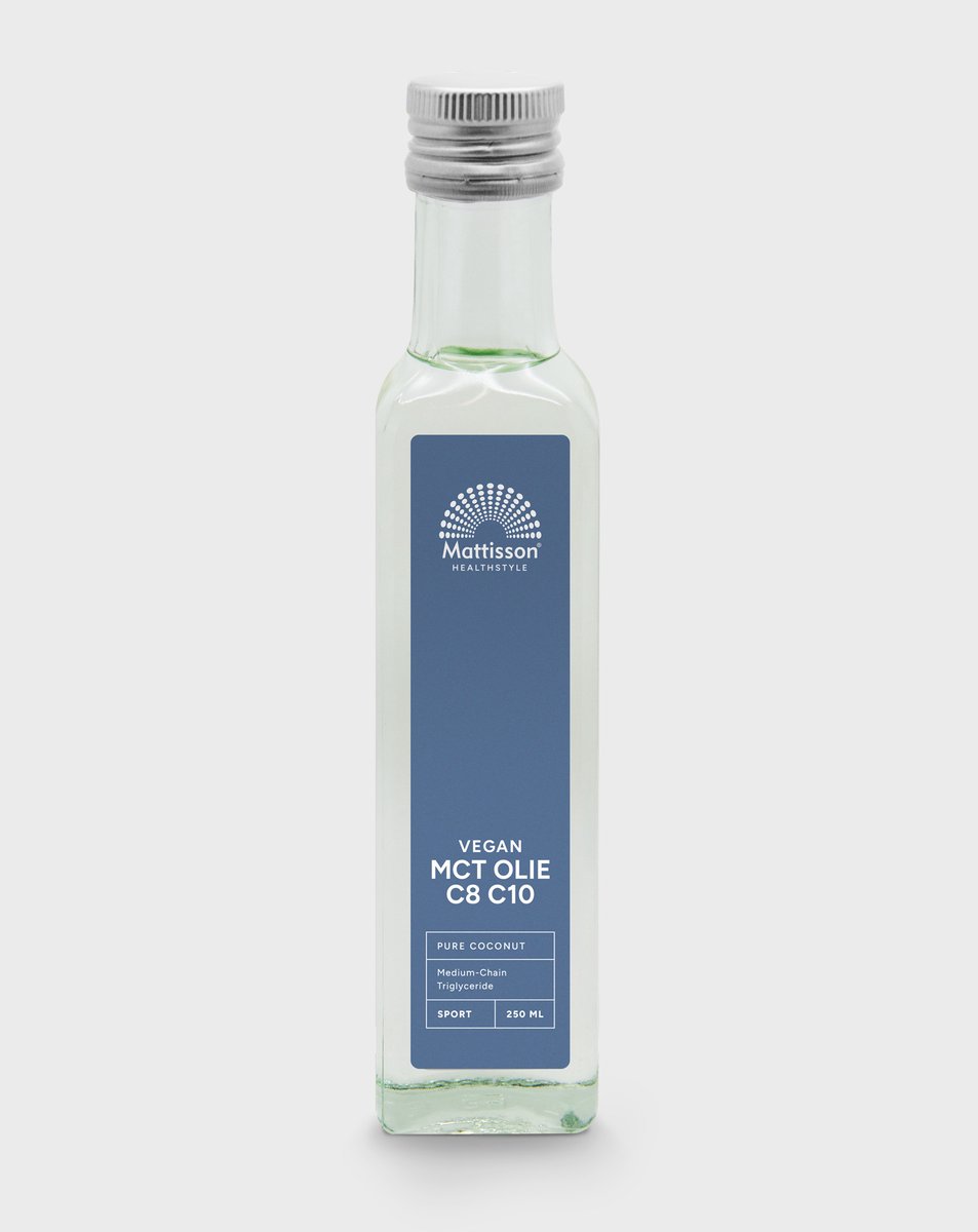 Mattisson - MCT Olie Blend - C8 & C10 - Neutrale Smaak - 250 ml