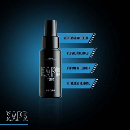 KAPR Discovery (gift) Kit SHAPER 50ml + Gratis Toilettas - vaderdag cadeau - Grooming Tonic - Shampoo - Parfum - Luxe Verzorgingskit voor Mannen