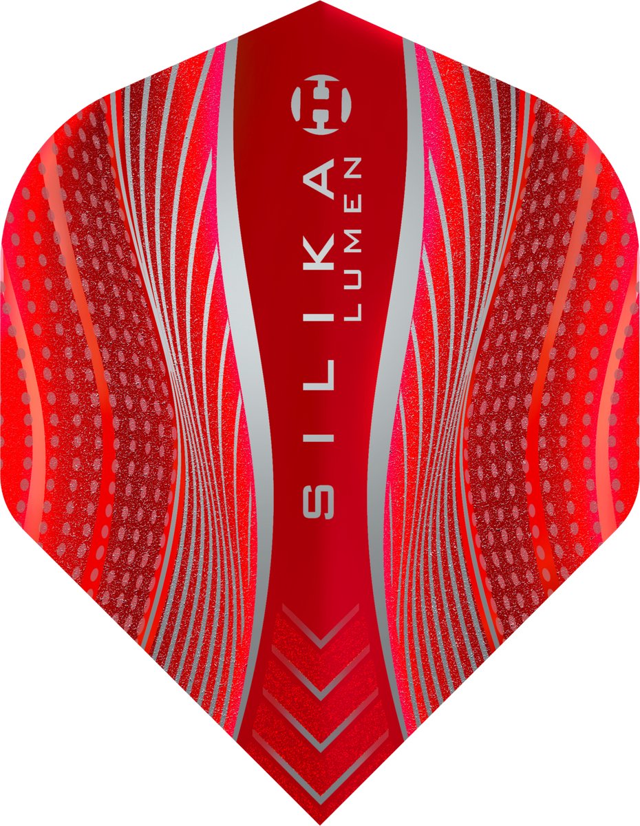 Harrows Silika Lumen NO2 Red Tough Crystalline Coated - Dart Flights