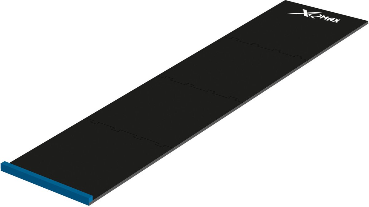 XQMax Puzzle Dartmat Zwart met Blauw