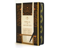 Biblia de apuntes RVR 1960 TD, Negro y oro (Edición cantos pintados) / Spanish Journaling Bible RVR 1960 HC Black and Gold