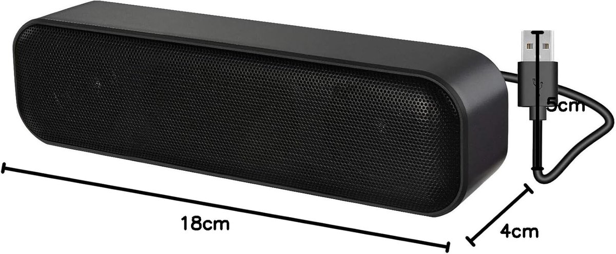 Soundbar PC - Speaker Computer - Plug & - afbeelding 2