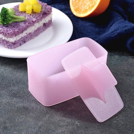 Stampo Onigiri 3 In 1 In Plastica PP, Kit Sushi Antiaderente Per Palline Di Riso, Bento E Feste, Facile E Veloce