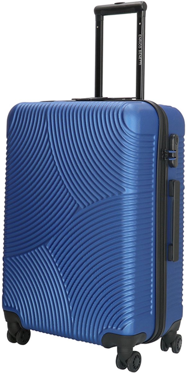 Enrico Benetti Harde koffer / Trolley - 65 cm (Medium) - Louisville - Blauw