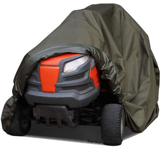 Beschermhoes - Hoes voor zitmaaier - Stofkap - Regenhoes - 183×137×117 cm - 210D Oxford-stof - Groen - Waterdicht - UV- en duurzaam - Voor buiten rijdende tuintractor grasmaaier