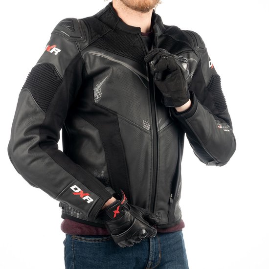 Veste de moto LUXON TFL Homme Mi-saison Zwart L Homologué CE par MOTOBLOUZ
