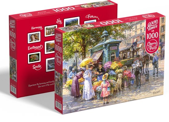 Blumenmarkt Puzzel 1000 Stukjes