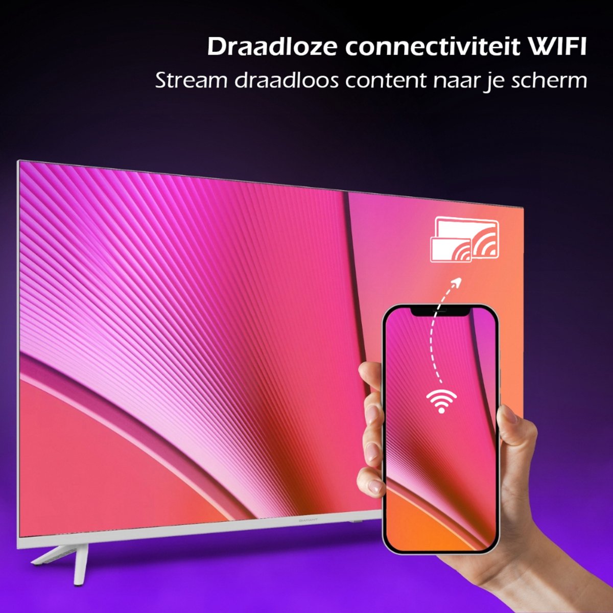 Horizon Diamant 43 inch LED Televisie - Frameless Slim - afbeelding 3